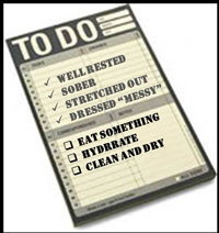 Tattoo Prep To-Do-List Tattoo Prep To-Do-List