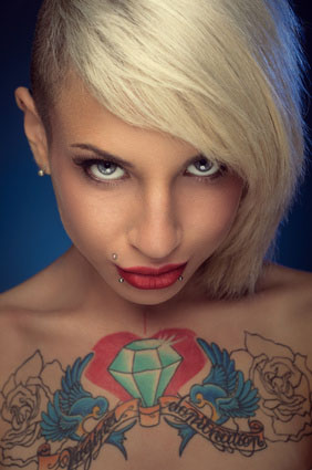 Personality Tattoo Girl